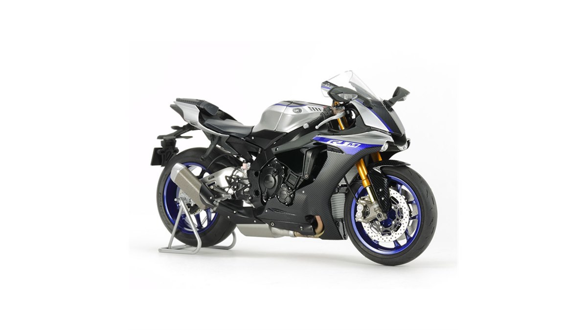 タミヤ、ヤマハのフラッグシップ「YZF-R1M 2018年型」完成モデル
