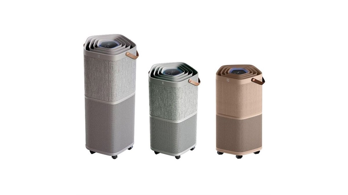 エレクトロラックス、清浄力が向上したペンタゴンデザインの空気清浄機