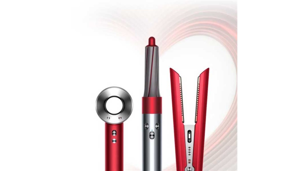 ダイソン、ドライヤー/スタイラー/ヘアアイロンの限定レッドカラー