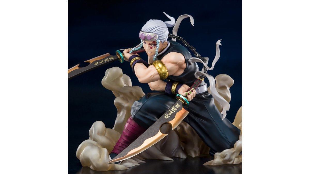 鬼滅の刃」宇髄天元がフィギュアーツZEROに登場、爪の彩色まで忠実に