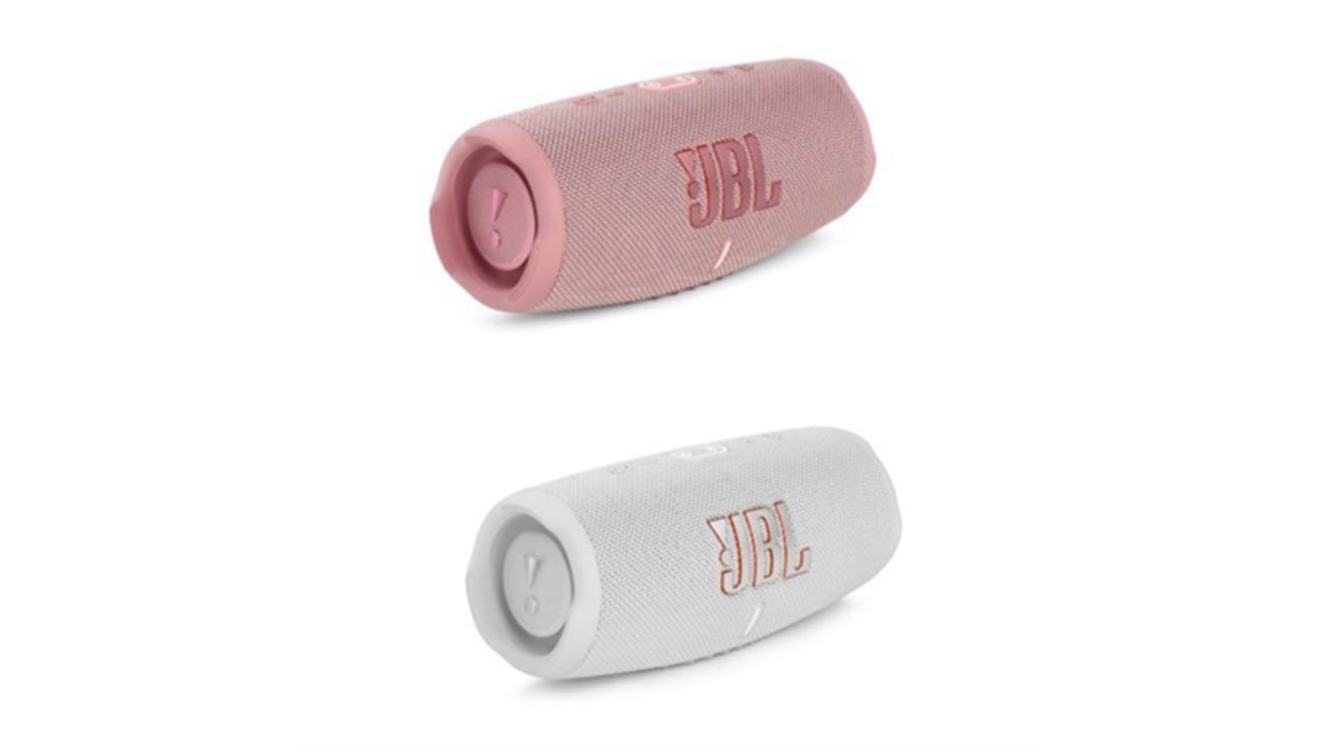 JBL、ポータブルBluetoothスピーカー「CHARGE 5」に新色ピンクと