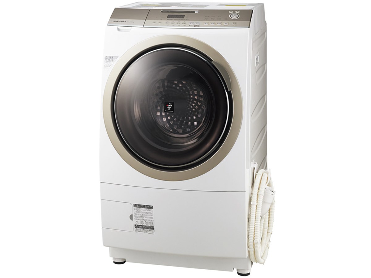 シャープ、農業女子と共同開発した10kgドラム式洗濯機「ES-Z210