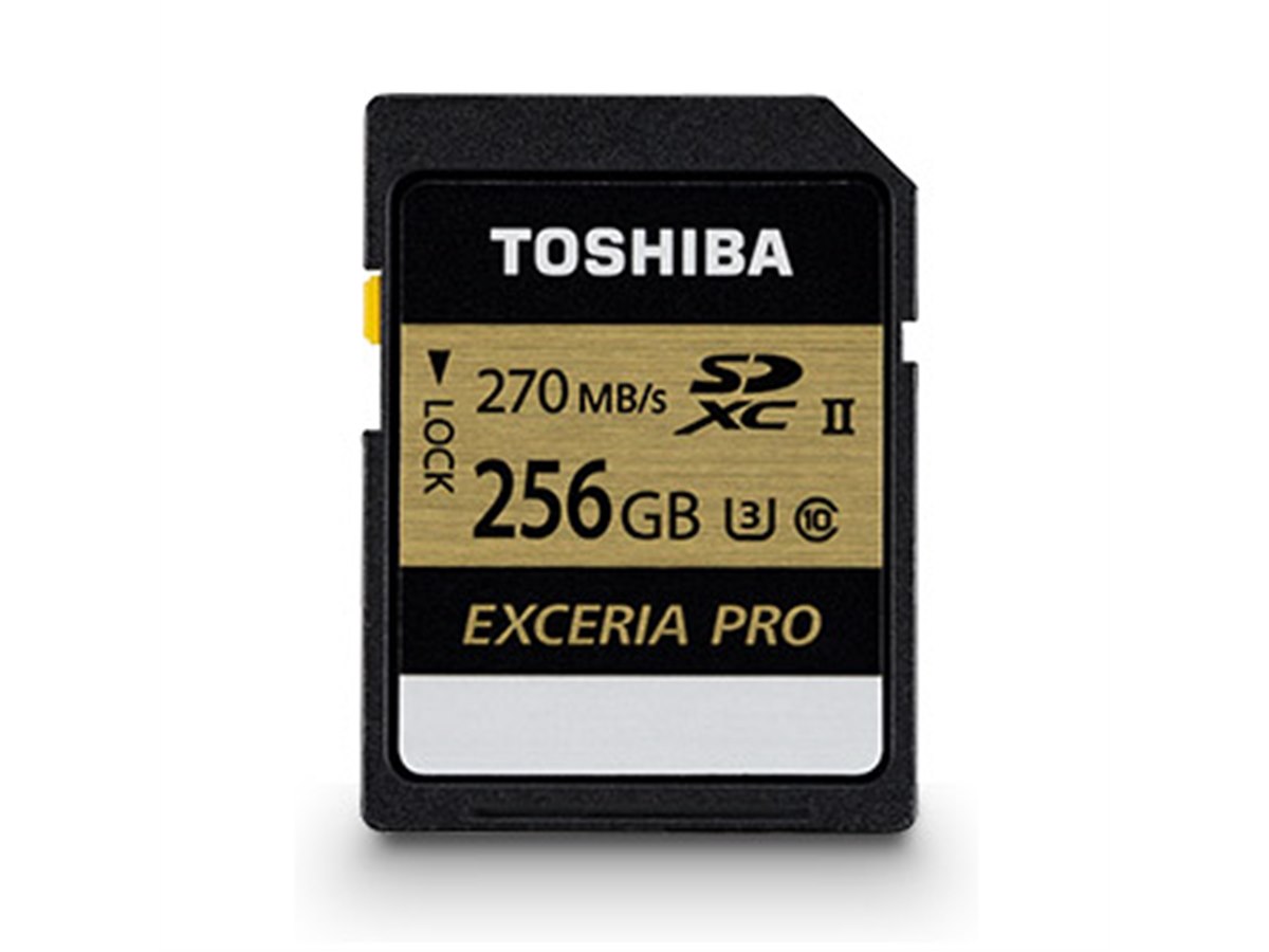 東芝、256GBモデルをラインアップしたUHS-II対応SDカード「SDXU－C