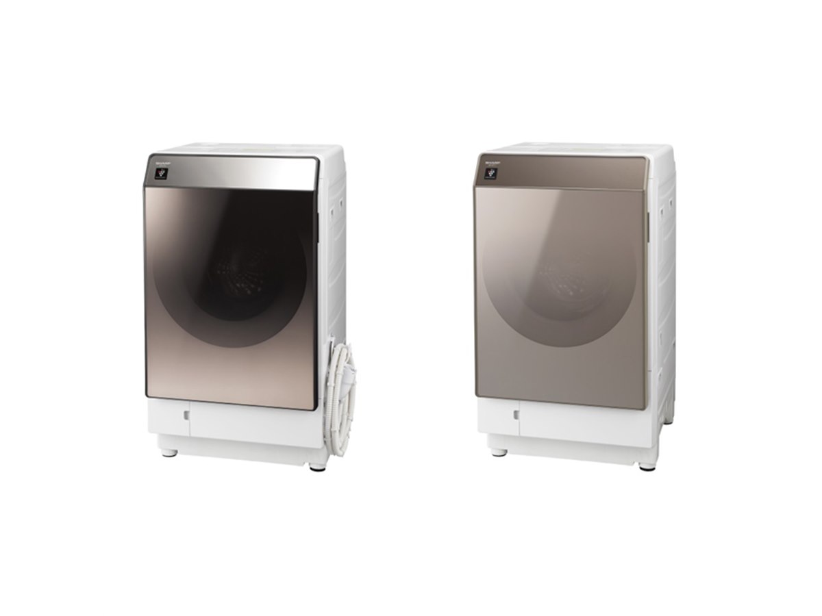 シャープ、時短コース＋超音波ウォッシャーで10分洗濯が可能なドラム式