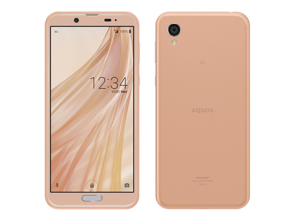 au、縦長の5.5型スマホ「AQUOS sense2 SHV43」を11/9より発売 - 価格.com