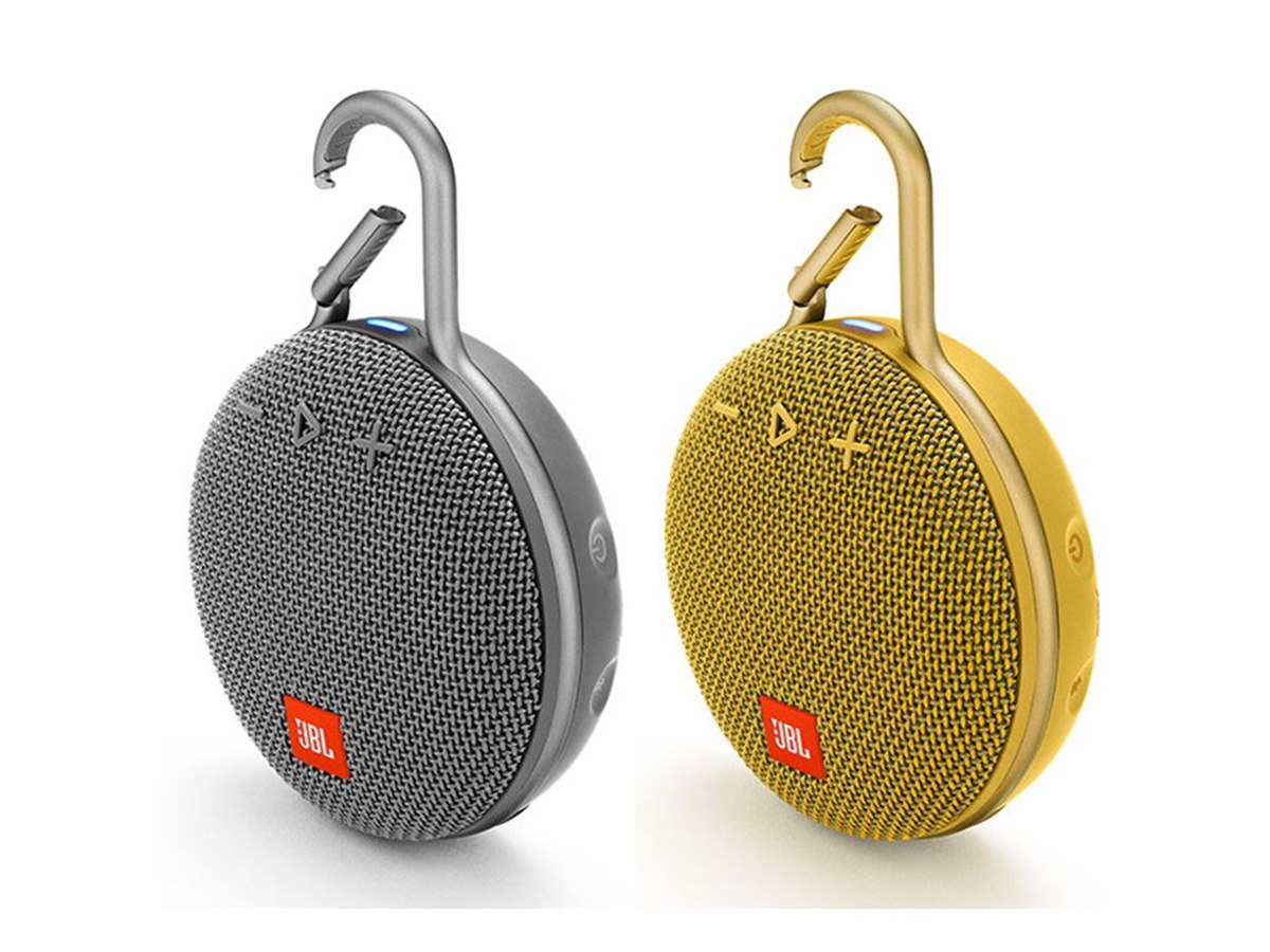 JBL、防水スピーカー「JBL CLIP 3」に直販限定のグレーとイエローを