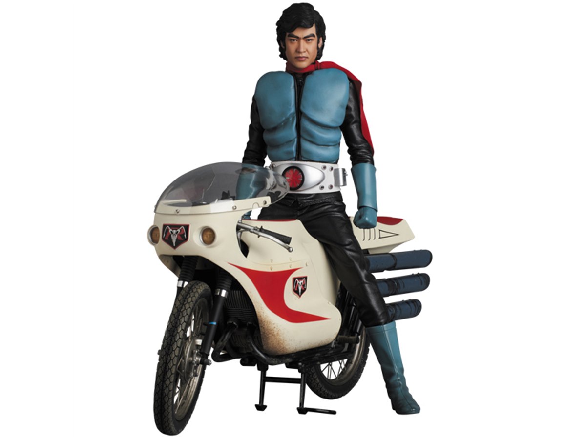 仮面ライダー旧1号＆サイクロン号究極版セット」マスクパーツと差替え