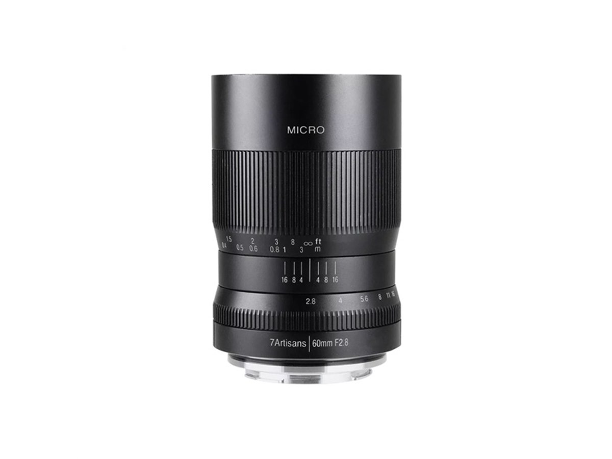 七工匠、APS-Cミラーレスカメラ向けマクロレンズ「7Artisans 60mm F2.8