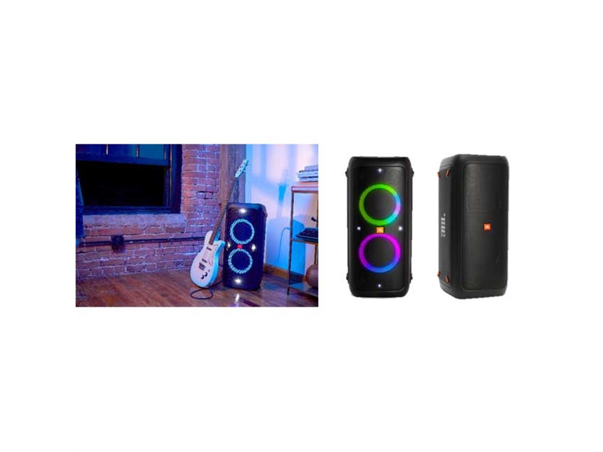 JBL、ギターアンプ＆マイク入力搭載の大型スピーカー「JBL PARTYBOX