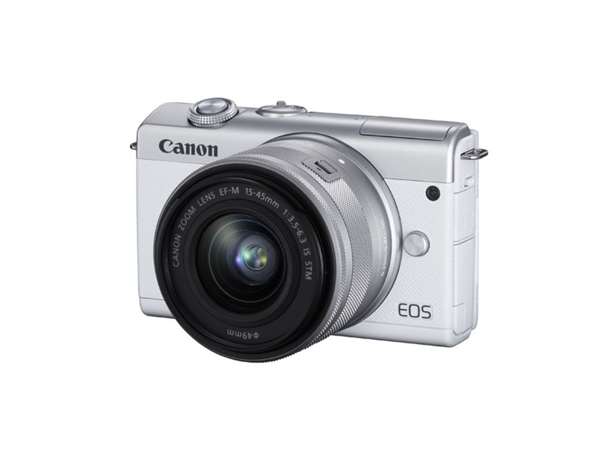 キヤノン、4K動画撮影に対応した小型ミラーレスカメラ「EOS M200