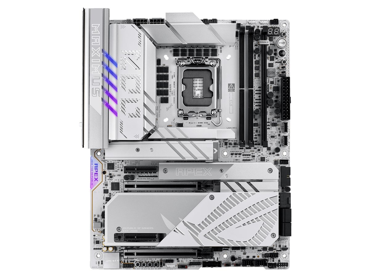 ASUS、LGA 1851対応のオーバークロッカー向けマザーボード「ROG