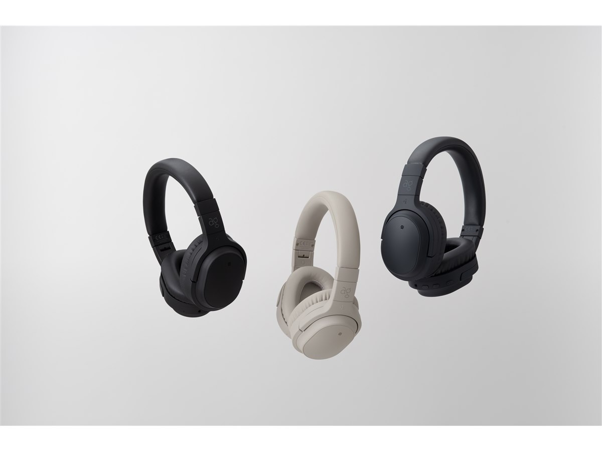 ag、「ノイキャンオンリーモード」搭載のワイヤレスヘッドホン「WHP01K
