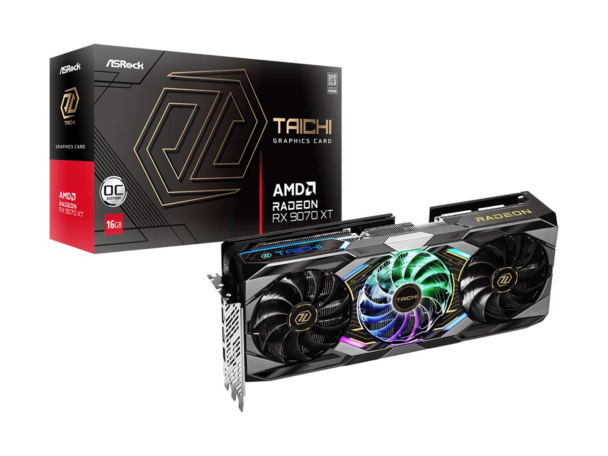 ASRock、「Radeon RX 9070 XT/9070」を搭載したビデオカード4モデル