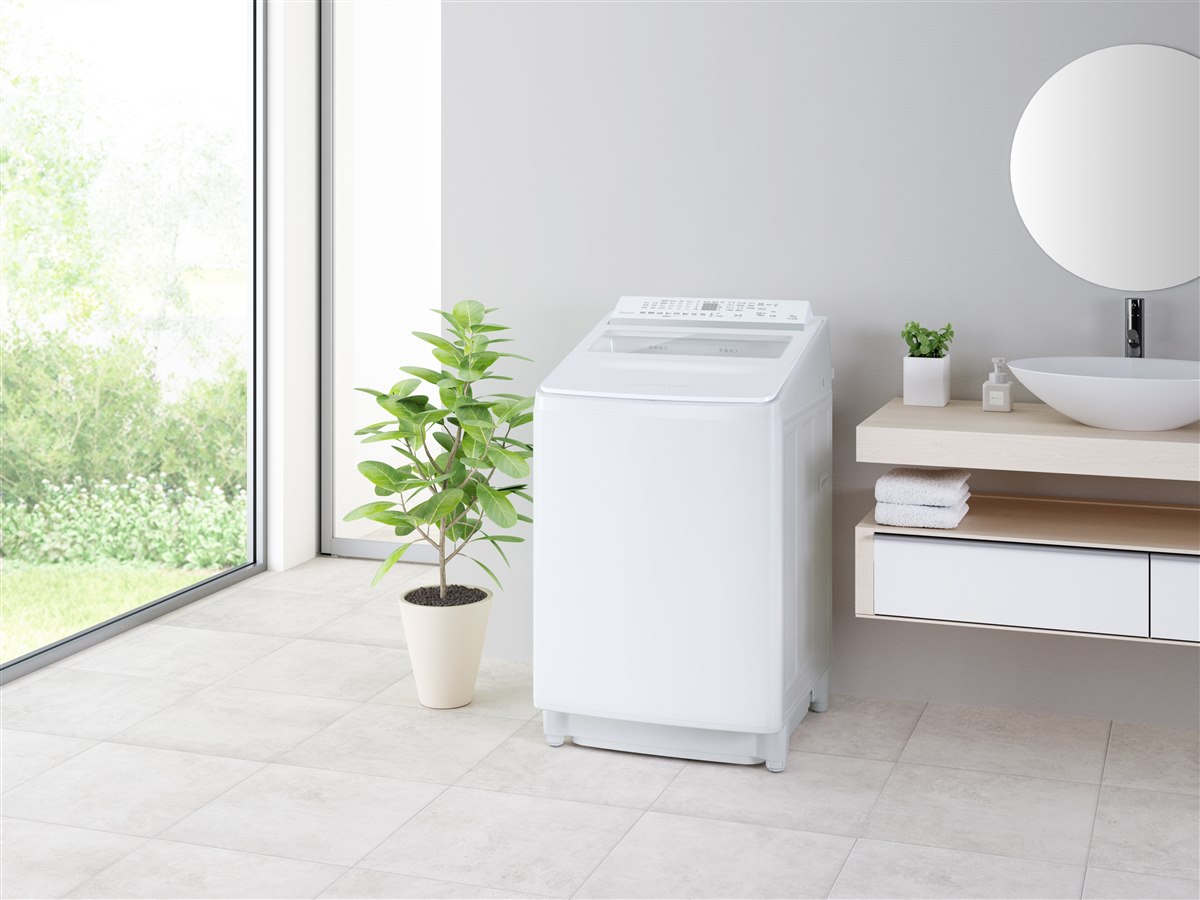 東芝、「抗菌ウルトラファインバブル洗浄W」を搭載する全自動洗濯機