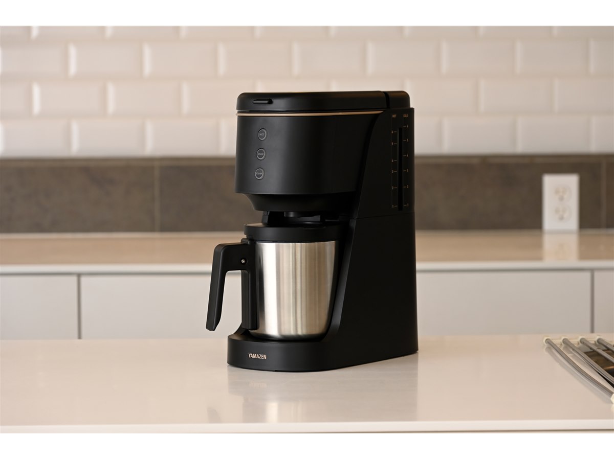 山善、水出しコーヒー120mLを約2.5分で抽出できる「ハイブリッド