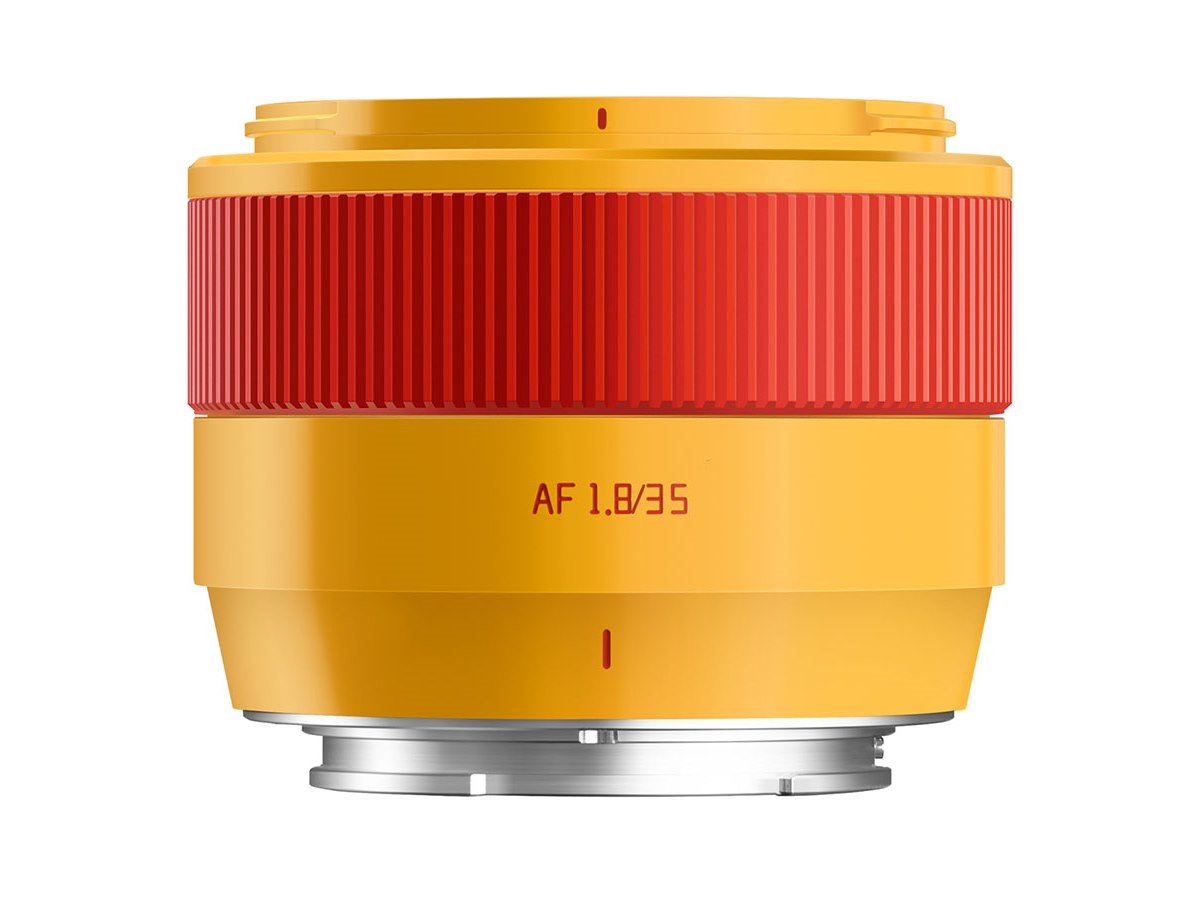 TTArtisan、大口径標準レンズ「AF 35mm f/1.8 II」の限定オレンジ