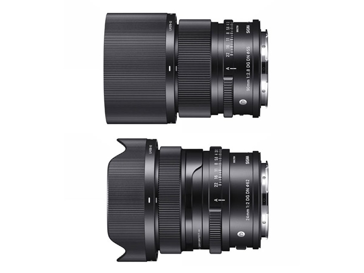 シグマ、フルサイズミラーレス用レンズ「90mm F2.8 DG DN」「24mm F2