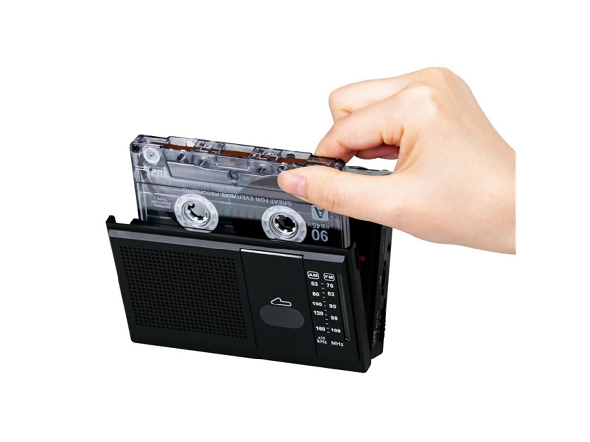 ケンコー、コンパクトタイプの「AM/FM ラジオカセットレコーダー KR