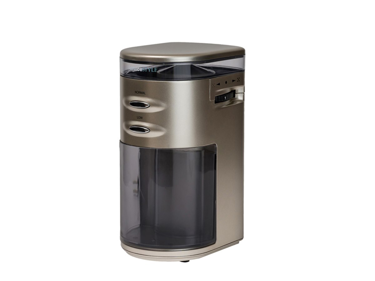 デバイスタイル、ステンレス製20枚刃搭載のコーヒーグラインダー