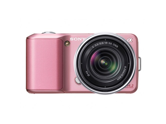 ソニー、ミラーレス一眼「NEX-3」にピンクを追加 - 価格.com
