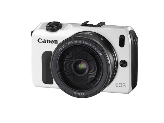 キヤノン、EOS Mレンズキットにホワイトとレッドボディのモデルを追加