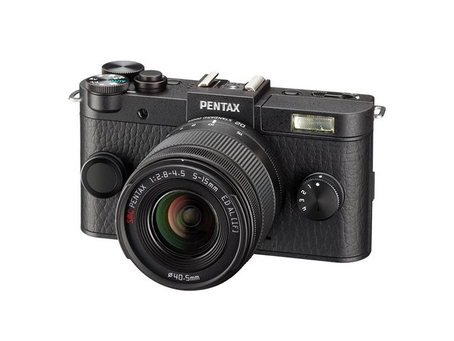 リコー、質感を高めたクラシカルな小型一眼カメラ「PENTAX Q-S1