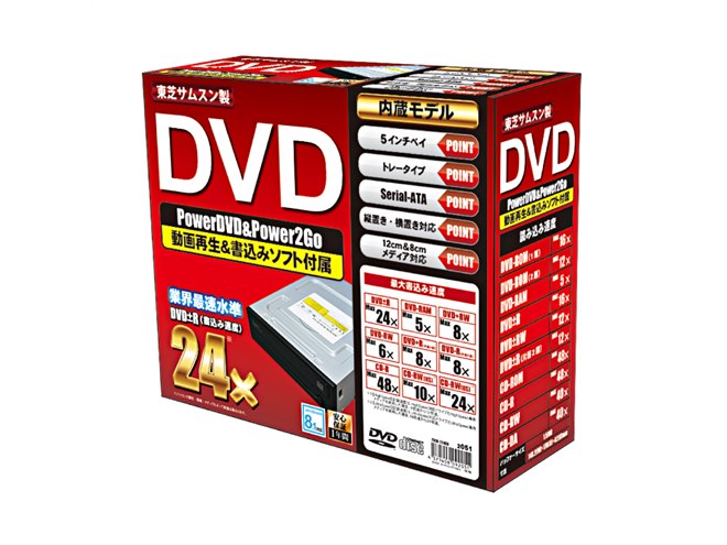 東芝サムスン、内蔵型DVDマルチドライブ「F3SH-224DB」 - 価格.com