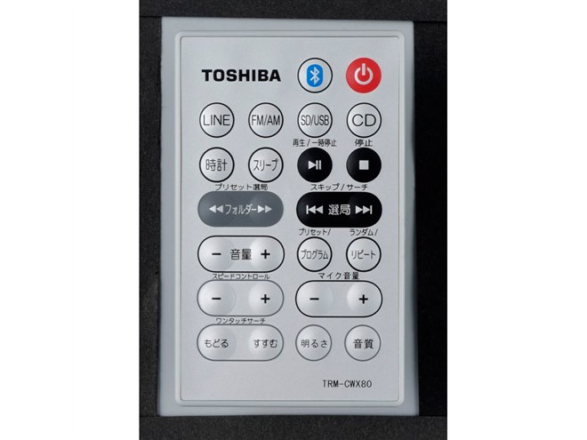 東芝、SDカード/USBメモリーへの録音が可能なBluetooth対応CDラジオ