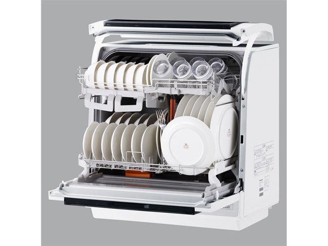 パナソニック、食器のセットが簡単な卓上型食器洗い乾燥機「NP-TR7