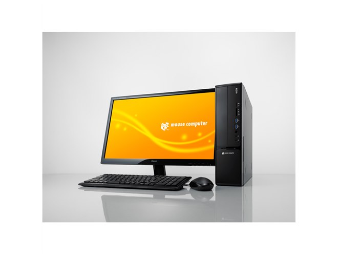 マウス、第6世代Core搭載のタワー/ミドルタワー/スリム型デスクトップ
