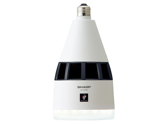 シャープ、天井に設置してトイレなどを消臭するプラズマクラスター