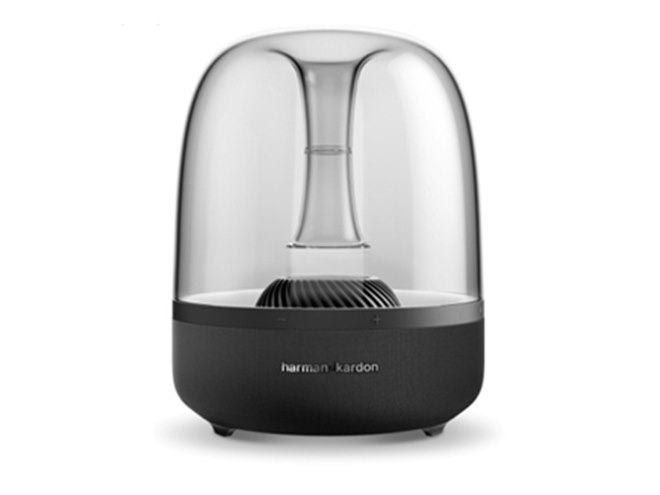 harman/kardon、スケルトンボディのBluetoothスピーカー「AURA STUDIO