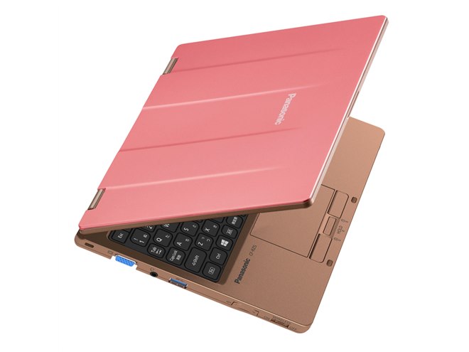 パナソニック、10.1型ノート「RZ5」にカラー天板「フローラピンク」を