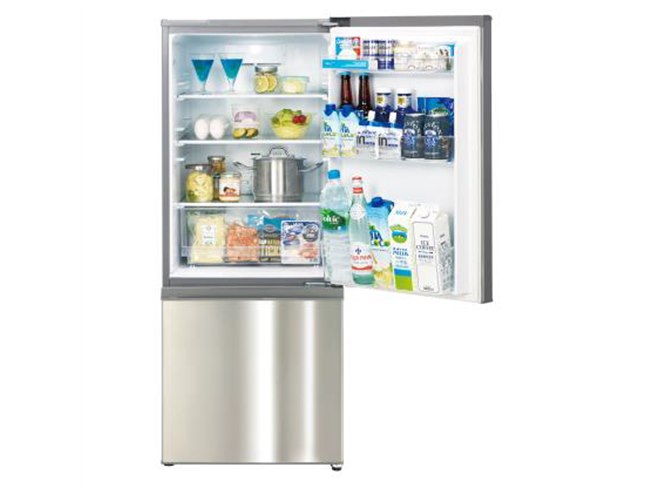 AQUA、インテリアに溶け込むステンレス扉の2ドア冷蔵庫「Cool