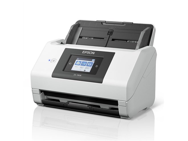 エプソン、片面45枚/分の高速スキャン対応A4スキャナー「DS-780N