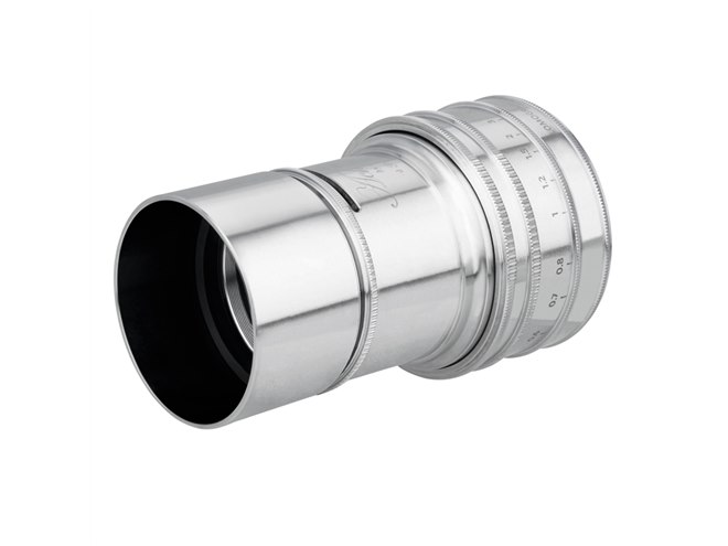 19世紀アクロマートレンズが現代によみがえる、シルバー仕上げ真鍮製