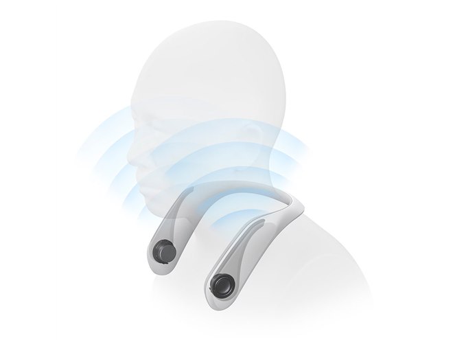 ソニー、音に包まれるようなウェアラブルネックスピーカー「SRS-WS1