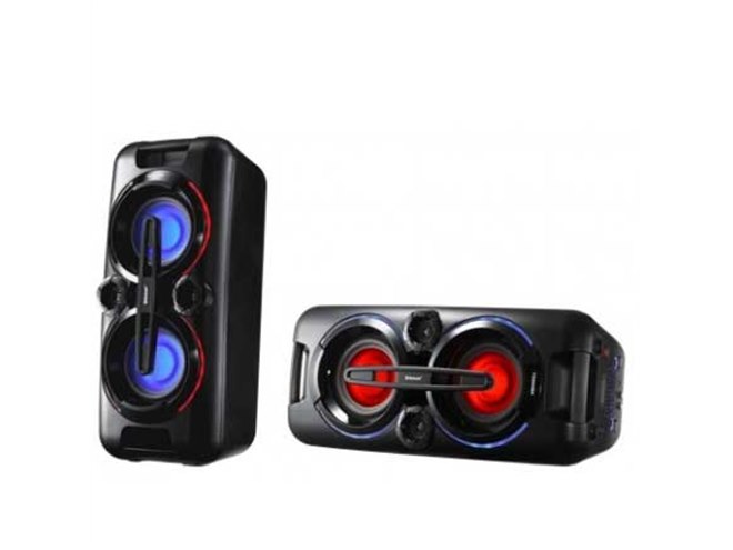 東芝、7色の光と重低音で盛り上げるBluetooth対応パーティースピーカー