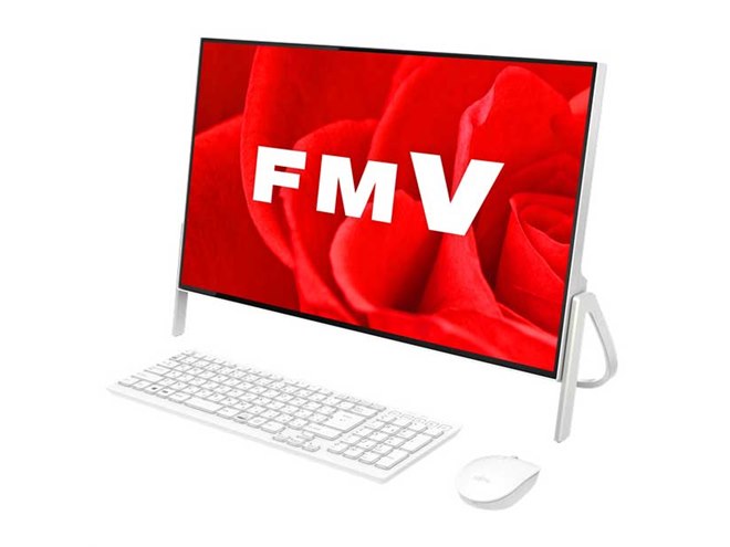 富士通、AIアシスタントふくまろ搭載の一体型デスクトップ「ESPRIMO FH