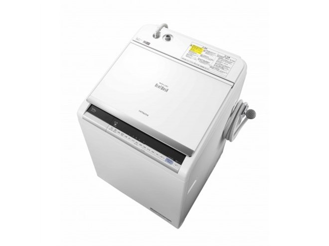 日立、新ナイアガラ ビート洗浄で予洗いの手間を減らすタテ型洗濯乾燥