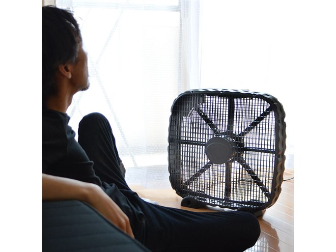 サンコー、羽根径44cmの20インチ薄型ボックス扇風機「Crazy Fan