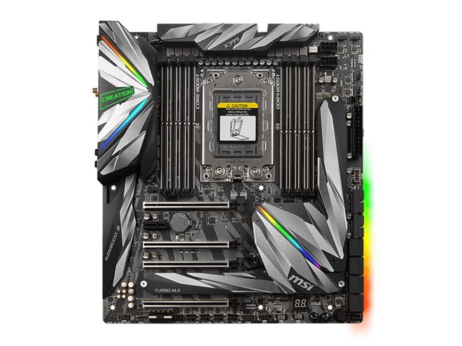 MSI、32コアのRyzen Threadripper WXに最適化した「MEG X399 CREATION