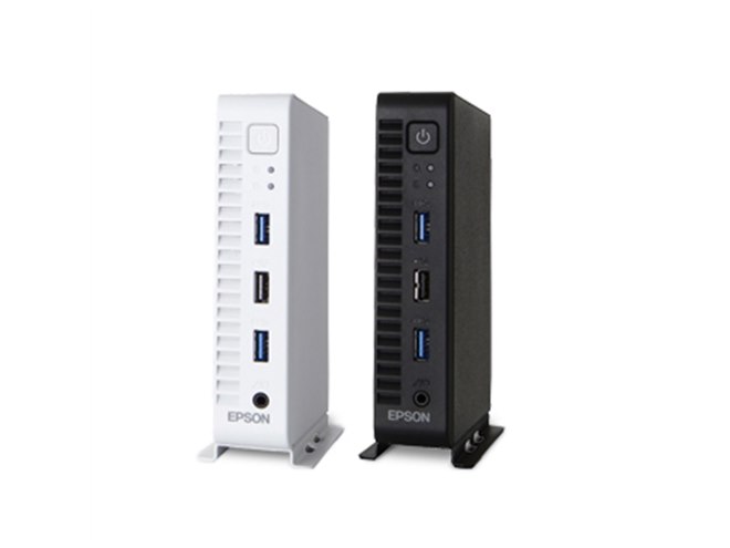 エプソン、Core i3-7100搭載のウルトラコンパクトPC「Endeavor ST40E