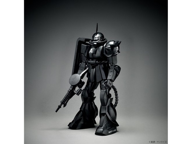 全長約1.5m、漆黒に染まった「シャア専用ザクII」が756,000円で発売