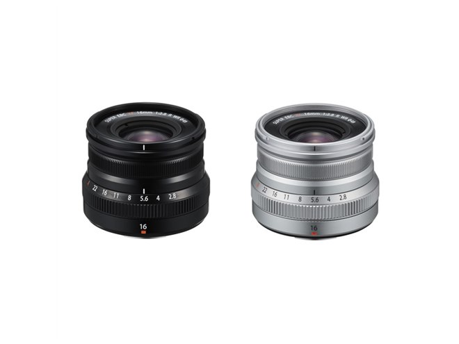 富士フイルム、広角レンズ「XF16mmF2.8 R WR」シルバーカラーの発売日