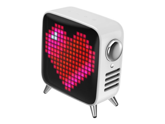 Divoom、ドット絵をデザインできるピクセルアートスピーカー「TIVOO