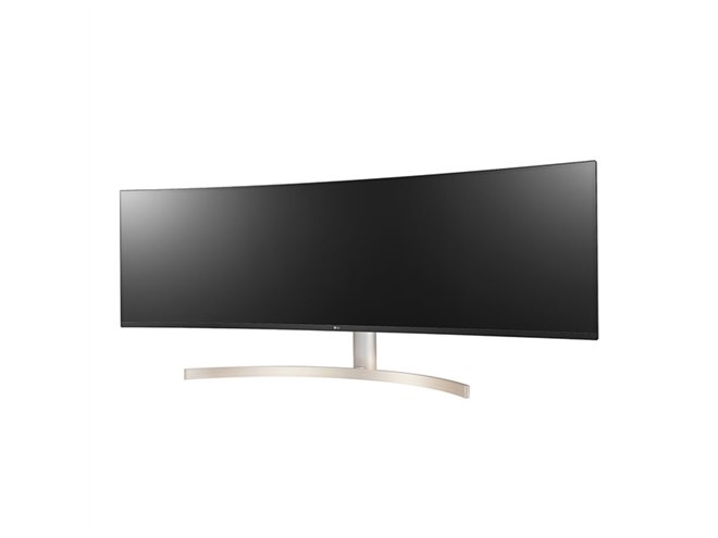 LG、5120×1440ドットの曲面型ウルトラワイド液晶ディスプレイ「49WL95C