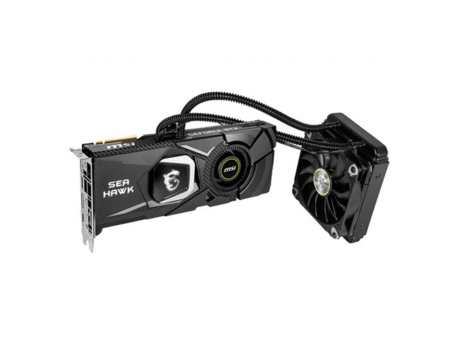 MSI、水冷でオーバークロックを実現した「GeForce RTX 2080 Ti」搭載