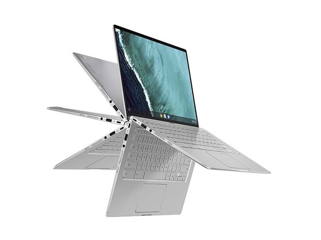 ASUS、画面が360度回転する14型Chromebook「Chromebook Flip C434TA