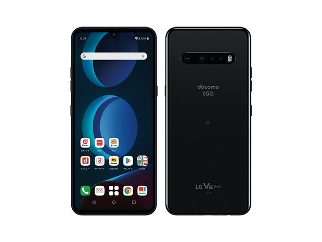 ドコモ、2画面対応の5Gスマホ「LG V60 ThinQ 5G L-51A」発売日決定